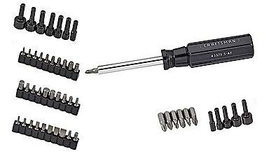 Craftsman 50 Pc Piece Bit Nut Driver Set + Magnetic Screwdriver Handle