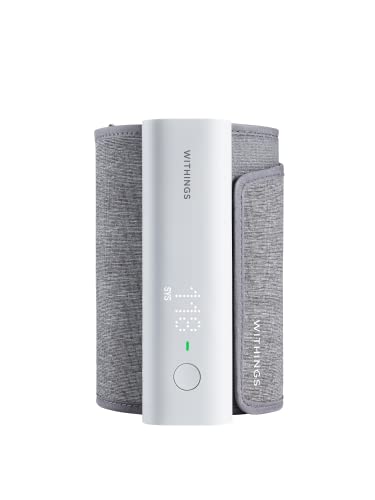 Withings BPM Connect, Digital Wi-Fi Smart Blood Pressure Monitor: Medically Accurate, FDA cleared, FSA/HSA Eligible, Connects Easily to app for iOS & Android, Grey
