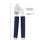 KitchenAid Classic Garlic Press, 7.68-Inch, Cobalt Blue - Image 3
