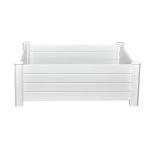 NuVue Products Raised 48 by 48 by 15-Inch Garden Box Kit, Extra Tall, White - Image 10