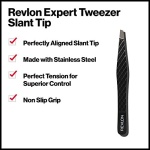 Expert Eyebrow Hair Removal Tweezer by Revlon, Tweezers for Men, Women & Kids, Stainless Steel - Image 4