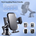 SUUSON Phone Holder for car -3in1 Long arm car Phone Holder Mount, Suitable for car Dashboard/Windshield/Vent, car Adjustable Phone Holder, Compatible with All Smart Phones and Cars - Image 3