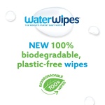 WaterWipes Biodegradable Original Baby Wipes,?99.9% Water Based Wipes, Unscented & Hypoallergenic for Sensitive Skin, 60 Count (Pack of 12) - Packaging May Vary - Image 6