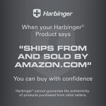 Harbinger Padded Cotton Lifting Straps with NeoTek Cushioned Wrist (Pair), Black , 5 mm - Image 2