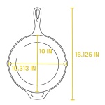 Lodge L8SK3 10-1/4-Inch Pre-Seasoned Skillet - Image 6