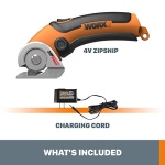 WORX WX081L 4V ZipSnip Cordless Electric Scissors - Image 3