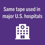 Nexcare Durapore Durable Cloth Tape 1 Inch X 10 Yards, (Pack of 2), From the #1 Leader in U.S. Hospital Tapes - Image 4