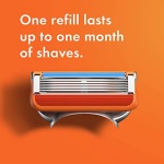 Gillette Fusion5 Power Mens Razor Blade Refills, 8 Count, Lubrastrip for a More Comfortable Shave - Image 5