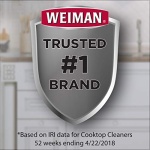 Weiman Cooktop and Stove Top Cleaner Kit - Glass Cook Top Cleaner and Polish 10 oz. Scrubbing Pad, Cleaning Tool, Razor, Scraper - Image 2