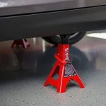 BIG RED T43202 Torin Steel Jack Stands: 3 Ton (6,000 lb) Capacity, Red, 1 Pair - Image 3