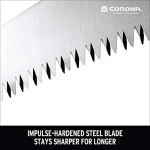 Corona Tools 10-Inch RazorTOOTH Folding Saw | Pruning Saw Designed for Single-Hand Use | Curved Blade Hand Saw | Cuts Branches Up to 6" in Diameter | RS 7265D - Image 6