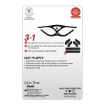 Mueller Sports Medicine Face Guard, Nose Guard for Sports, For Men and Women, Clear, One Size - Image 3