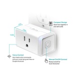 Kasa Smart Plug HS103P2, Smart Home Wi-Fi Outlet Works with Alexa, Echo, Google Home & IFTTT, No Hub Required, Remote Control,15 Amp,UL Certified, 2-Pack White - Image 7