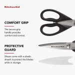 KitchenAid All Purpose Shears with Protective Sheath, One Size, Black - Image 4