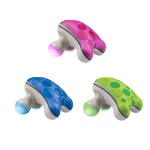 HoMedics Ribbit Mini Handheld Massager, Vibrating Electric Massager with Comfort Grip and LED Light, Batteries Included, Comes in variable colors, Green, Blue or Pink (Color May Vary) - Image 5