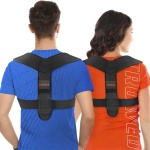 Truweo Posture Corrector For Men And Women - Adjustable Upper Back Brace For Clavicle To Support Neck, Back and Shoulder (Universal Fit, U.S. Design Patent)