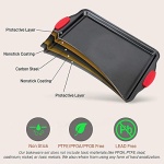 Nutrichef w/Heat Red Silicone Handles, Oven Safe, 3 Piece Set - Image 7