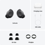 Samsung Galaxy Buds FE True Wireless Bluetooth Earbuds, Comfort and Secure in Ear Fit, Auto Switch Audio, Touch Control, Built-in Voice Assistant, Graphite [US Version, 1Yr Manufacturer Warranty] - Image 3