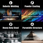 BIG RED T43202 Torin Steel Jack Stands: 3 Ton (6,000 lb) Capacity, Red, 1 Pair - Image 4