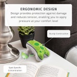 HoMedics Ribbit Mini Handheld Massager, Vibrating Electric Massager with Comfort Grip and LED Light, Batteries Included, Comes in variable colors, Green, Blue or Pink (Color May Vary) - Image 6