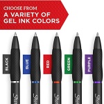 Sharpie S-Gel, Gel Pens, Medium Point (0.7mm), Black Ink Gel Pen, 12 Count (Pack of 1), Black - Image 5