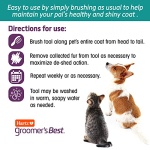 HARTZ, Groomer's Best Small Slicker Brush for Cats and Small Dogs, Black/Violet, 1 Count - Image 5