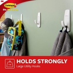 Command Large Utility Hooks, 7-Hooks, 12-Strips, Organize Damage-Free - Image 7