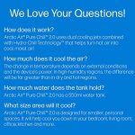 Ontel Arctic Air Pure Chill 2.0, Evaporative Air-Cooler, Powerful, Quiet, Lightweight Portable Air Cooler, Hydro-Chill Technology For Bedroom, Office, Living Room & More - Image 3