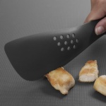 Joseph Joseph Uni-Tool 5-In-1 Utensil Slotted Solid Spoon Spatula Turner Slicer Kitchen All-In One Space Saving, Gray 12 long - Image 7