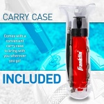 Franklin Sports Ball Pump Kit -7.5" Sports Ball Pump with Needle - Perfect for Basketballs, Soccer Balls and More - Complete Hand Pump Kit with Needles, Flexible Hose, Air Pressure Gauge and Carry Bag - Image 6