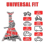 BIG RED T43202 Torin Steel Jack Stands: 3 Ton (6,000 lb) Capacity, Red, 1 Pair - Image 5