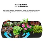 ASSR Fabric Raised Garden Bed, 135 Gallon 8 Holes Rectangle Breathable Planting Container Grow Bag Planter Pot for Plants, Flowers and Vegetables - Image 8