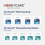 All-Absorb A26 Male Dog Wrap, 50 Count, Small - Image 5