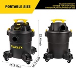 Stanley - SL18116P Wet/Dry Vacuum, 6 Gallon, 4 Horsepower Black - Image 8