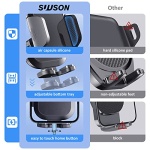 SUUSON Phone Holder for car -3in1 Long arm car Phone Holder Mount, Suitable for car Dashboard/Windshield/Vent, car Adjustable Phone Holder, Compatible with All Smart Phones and Cars - Image 5