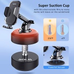 SUUSON Phone Holder for car -3in1 Long arm car Phone Holder Mount, Suitable for car Dashboard/Windshield/Vent, car Adjustable Phone Holder, Compatible with All Smart Phones and Cars - Image 4