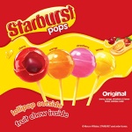 Spangler Candy Starburst Filled Lollipops 7.6 Oz Bag - 2 pack, Pink, Yellow, Orange, Red, 7.6 Ounce (Pack of 2) - Image 4