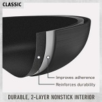 Calphalon Classic Aluminum Hard Anodized Oven Safe Nonstick 2 Piece Frying Pan Set with 8 & 10 Inch Pans and Stainless Steel Stay Cool Handles, Grey - Image 8