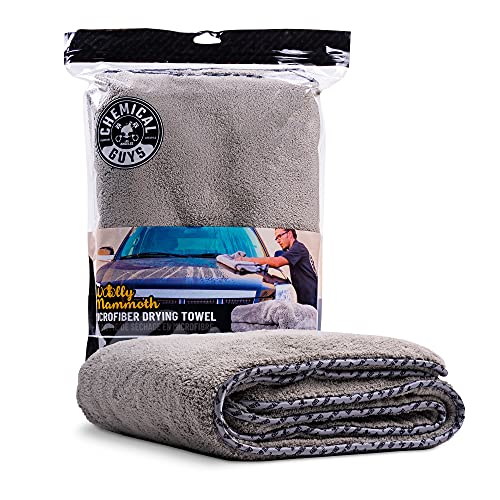 51cCqQCcZS.jpg Chemical Guys MIC1995 Gray Woolly Mammoth Microfiber Dryer Towel (36" x 25") - Image 1