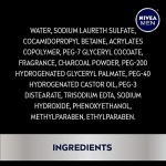 NIVEA MEN DEEP Active Clean Charcoal Body Wash, Cleansing Body Wash with Natural Charcoal, 3 Pack of 16.9 Fl Oz Bottles - Image 2