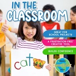 WikkiStix Sensory Fidget Toy, Arts and Crafts for Kids, Non-Toxic, Waxed Yarn, 6 inch, Reusable Molding and Sculpting Sticks, American, Assorted Colors, 24 Count (Pack of 1), Multi - Image 7