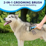 Pat Your Pet Deshedding Brush - Double-Sided Undercoat Rake for Dogs & Cats - Shedding Comb and Dematting Tool for Grooming - Image 8
