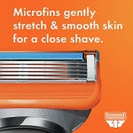 Gillette Fusion5 Power Mens Razor Blade Refills, 8 Count, Lubrastrip for a More Comfortable Shave - Image 6