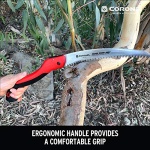Corona Tools 10-Inch RazorTOOTH Folding Saw | Pruning Saw Designed for Single-Hand Use | Curved Blade Hand Saw | Cuts Branches Up to 6" in Diameter | RS 7265D - Image 5