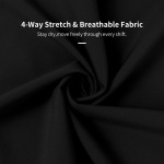 VIAOLI Scrubs for Women- 7 Pockets, V-Neck Top & Jogger Pants, Stretchy Fabric, Elastic Waist for Nursing Uniforms - Image 4