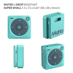 Mighty 3 Spotify & Amazon Music Player (2026 Edition) – Portable, Screen-Free, Works Offline – Compatible with Bluetooth & Wired Headphones – Stores 1,000+ Songs – No Phone Required (Blue) - Image 5