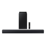Samsung HW-C450 2.1ch Soundbar w/DTS Virtual X, Subwoofer Included, Bass Boost, Adaptive Sound Lite, Game Mode, Bluetooth, Wireless Surround Sound Compatible