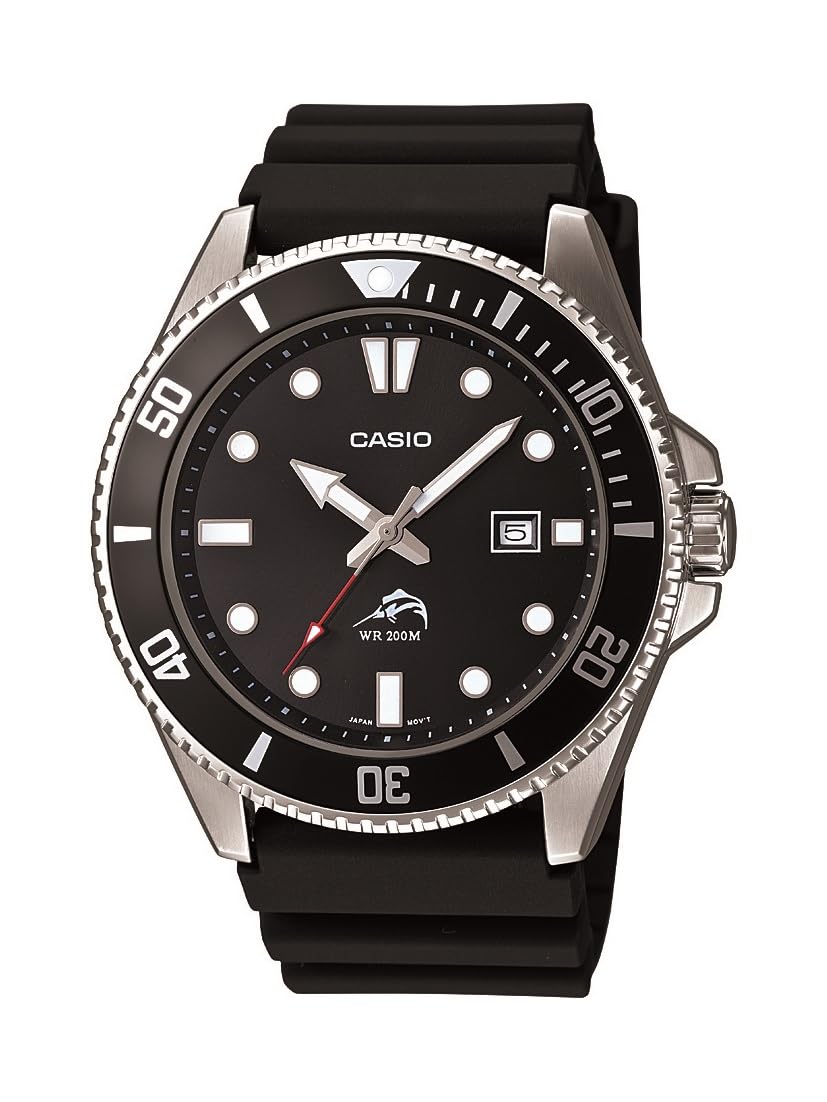 Version 1.0.0 Casio Men's MDV106-1AV 200M Black Dive Watch (MDV106-1A) - Image 1