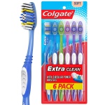 Colgate Extra Clean Toothbrush, Full Head, Soft? 6 Count (Pack of 1)