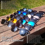 ANZIW Polarized Sunglasses Men Women,Semi Rimless Retro Shades UV400 Protection - Image 3